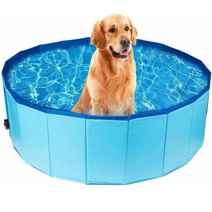 Portable Collapsible Pet Outdoor Swimming Pool - Purrfect Pet Haven