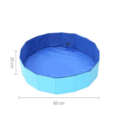 Portable Collapsible Pet Outdoor Swimming Pool - Purrfect Pet Haven