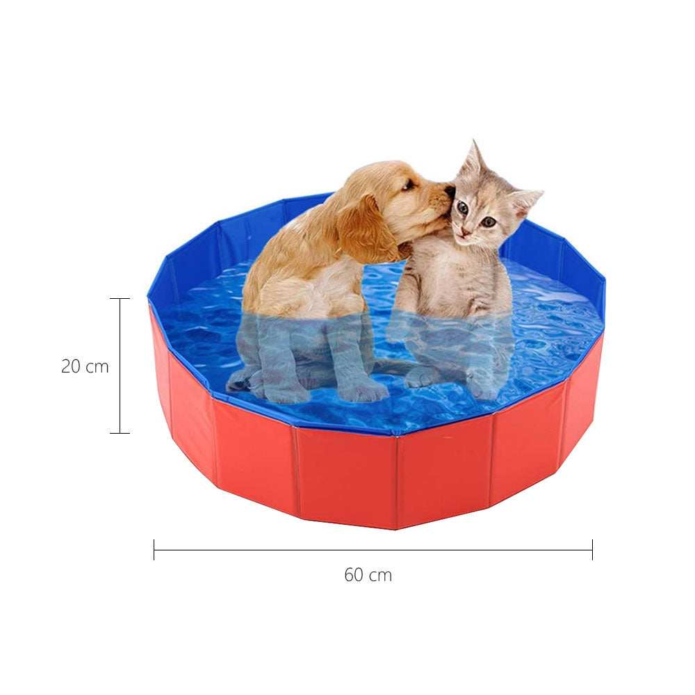 Portable Collapsible Pet Outdoor Swimming Pool - Purrfect Pet Haven