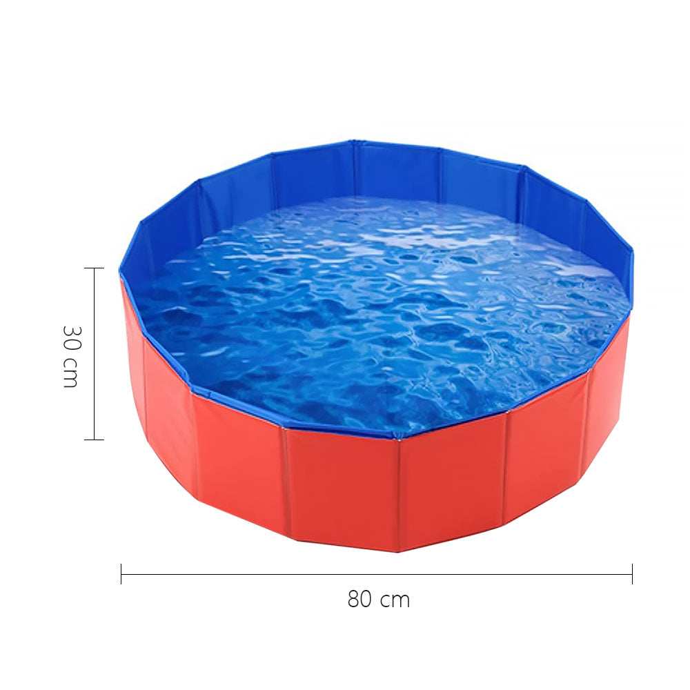 Portable Collapsible Pet Outdoor Swimming Pool - Purrfect Pet Haven