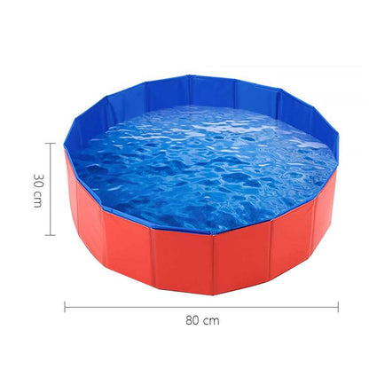Portable Collapsible Pet Outdoor Swimming Pool - Purrfect Pet Haven