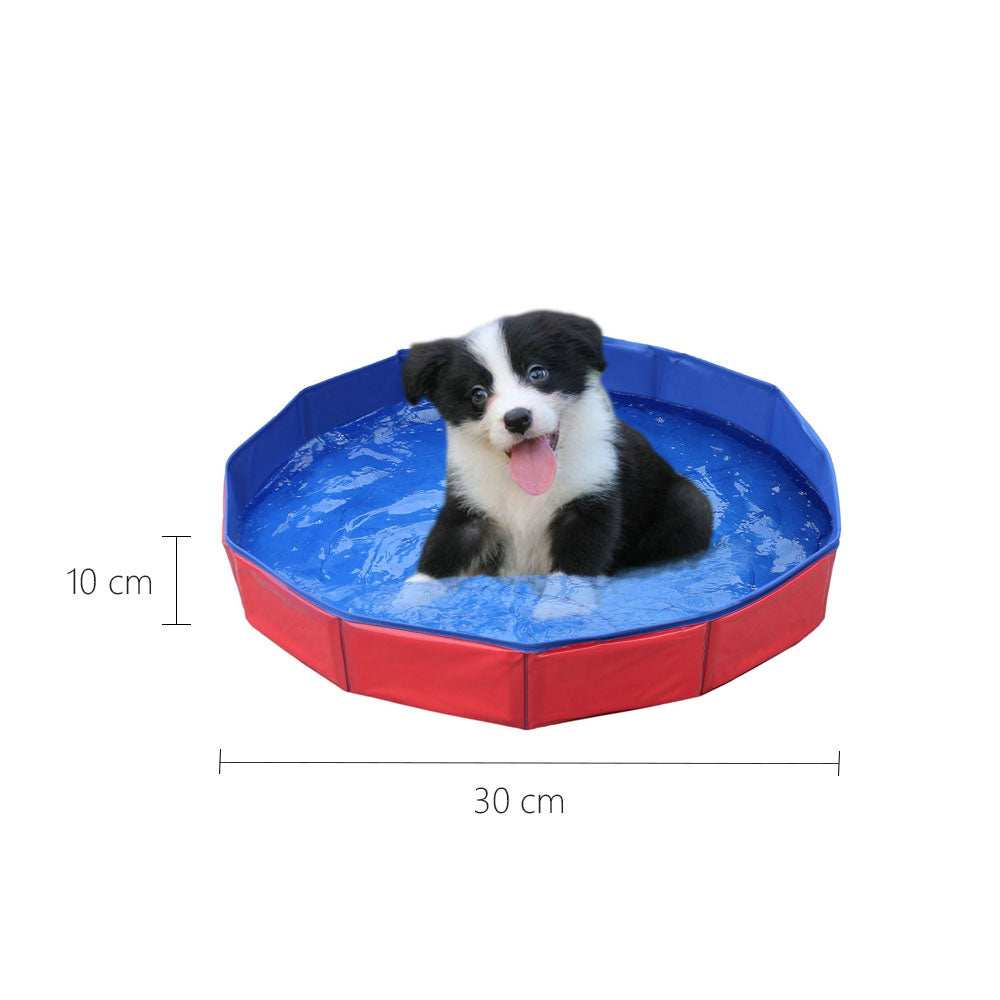 Portable Collapsible Pet Outdoor Swimming Pool - Purrfect Pet Haven