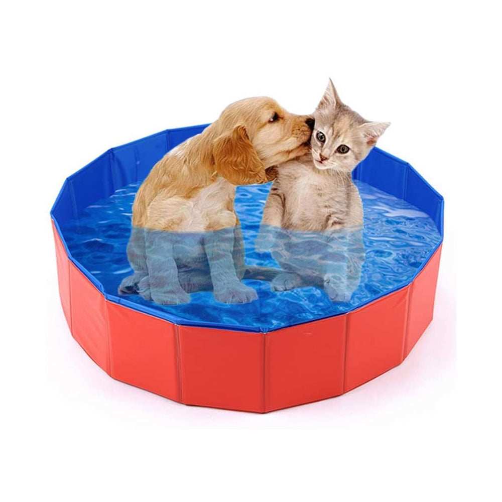 Portable Collapsible Pet Outdoor Swimming Pool - Purrfect Pet Haven