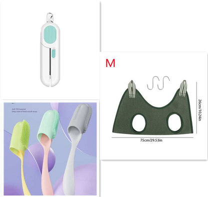 LED Pet Nail Clippers - Professional Dog Cat Nail Trimmers with Safety Guard - Purrfect Pet Haven