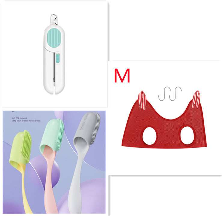 LED Pet Nail Clippers - Professional Dog Cat Nail Trimmers with Safety Guard - Purrfect Pet Haven