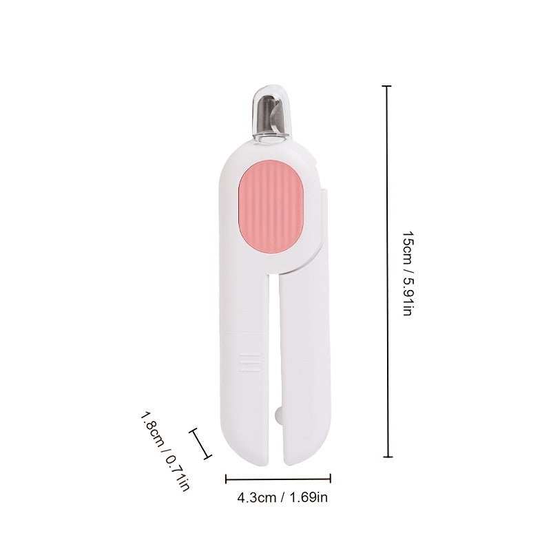 LED Pet Nail Clippers - Professional Dog Cat Nail Trimmers with Safety Guard - Purrfect Pet Haven