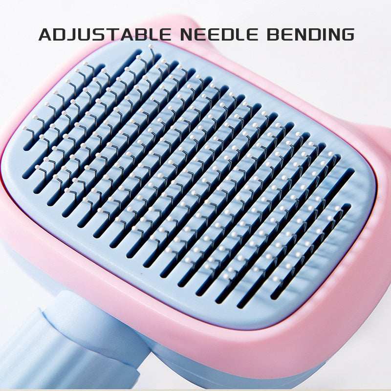 Professional Pet Deshedding Brush - Dematting Comb for Dogs & Cats All Hair Types - Purrfect Pet Haven