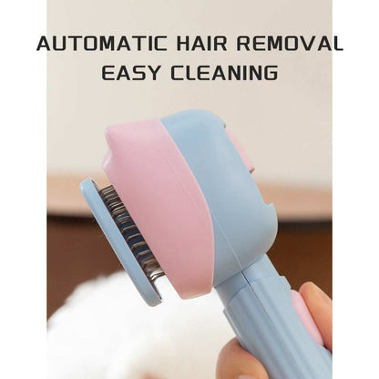 Professional Pet Deshedding Brush - Dematting Comb for Dogs & Cats All Hair Types - Purrfect Pet Haven