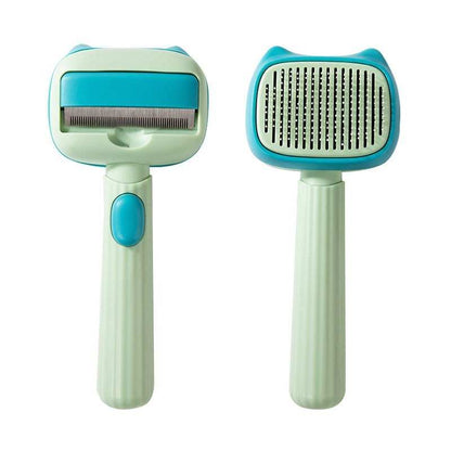 Professional Pet Deshedding Brush - Dematting Comb for Dogs & Cats All Hair Types - Purrfect Pet Haven