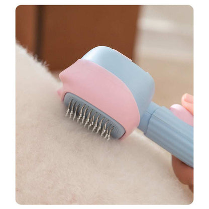 Professional Pet Deshedding Brush - Dematting Comb for Dogs & Cats All Hair Types - Purrfect Pet Haven