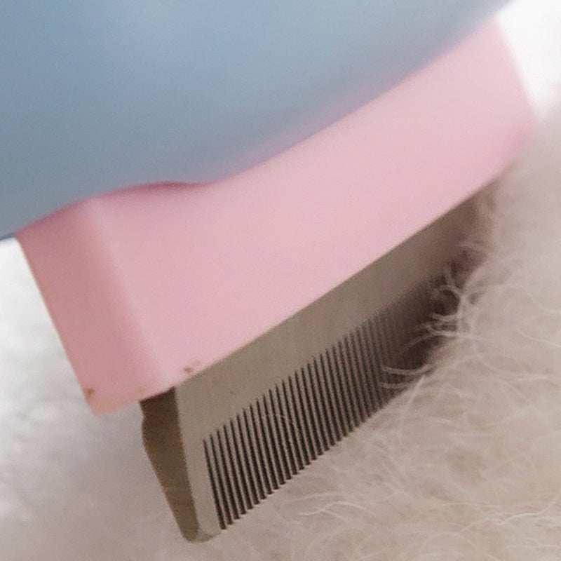 Professional Pet Deshedding Brush - Dematting Comb for Dogs & Cats All Hair Types - Purrfect Pet Haven