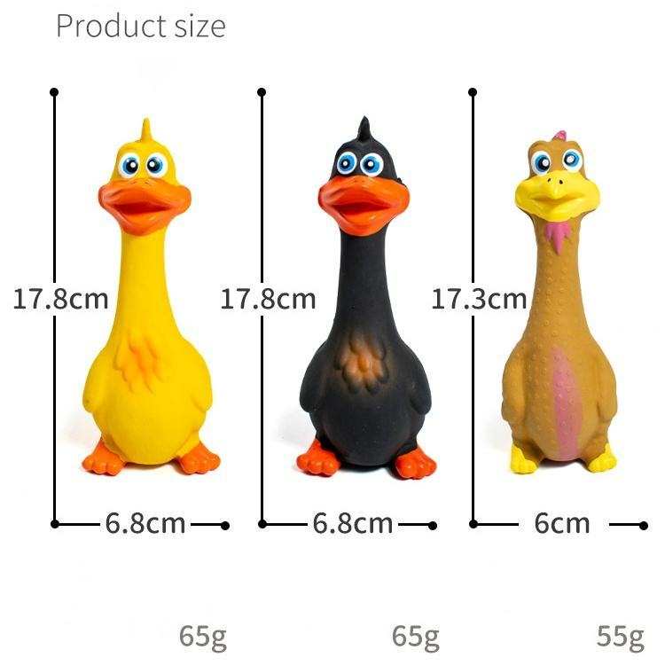 Screaming Chicken Dog Toys Set - 3 Pack Squeaky Latex Interactive Chew Toys - Purrfect Pet Haven