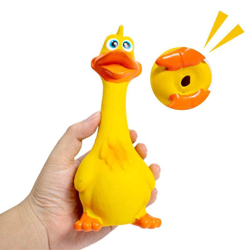 Screaming Chicken Dog Toys Set - 3 Pack Squeaky Latex Interactive Chew Toys - Purrfect Pet Haven