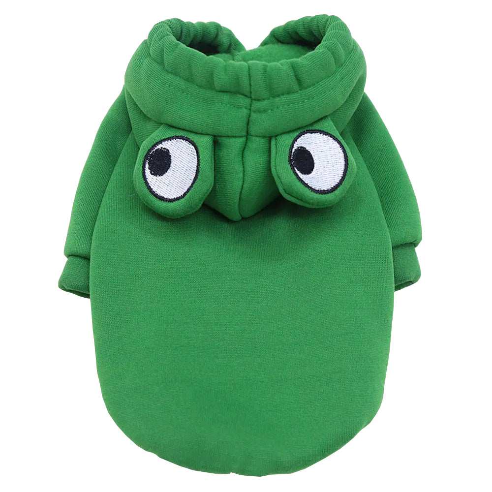 Adorable Frog Halloween Costume Hoodie - Soft Warm Pet Sweatshirt - Purrfect Pet Haven