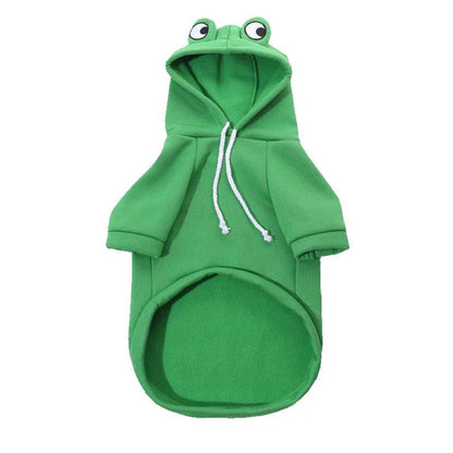 Adorable Frog Halloween Costume Hoodie - Soft Warm Pet Sweatshirt - Purrfect Pet Haven