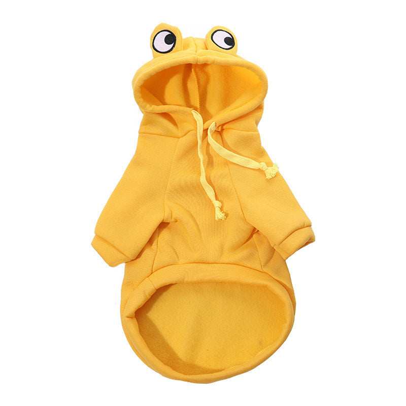 Adorable Frog Halloween Costume Hoodie - Soft Warm Pet Sweatshirt - Purrfect Pet Haven