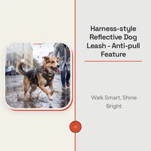 Harness-style Reflective Dog Leash - Anti-pull Feature by@Outfy