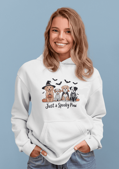 Halloween Just A Spooky Paw Hoodie Sweatshirt - Purrfect Pet Haven