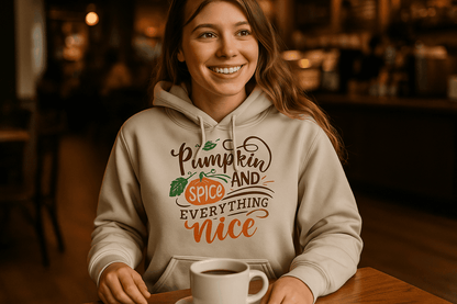 Pumpkin Spice Hoodie Sweatshirt - Fall Vibes Style - Purrfect Pet Haven