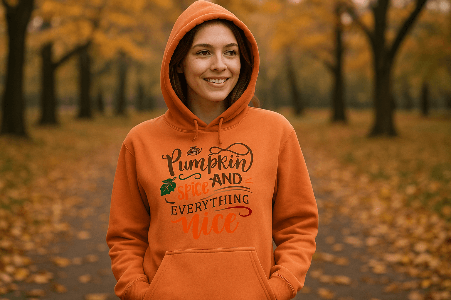 Pumpkin Spice Hoodie Sweatshirt - Fall Vibes Style - Purrfect Pet Haven