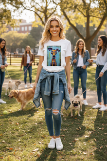 Dog T-Shirt - Quirky Dog Art Graphic Tee Comfort Colors - Purrfect Pet Haven