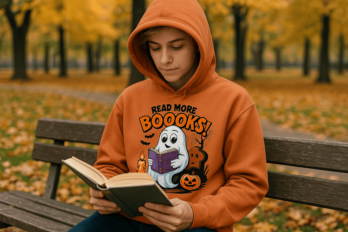 Read More Books Hoodie Sweatshirt - Literary Style - Purrfect Pet Haven