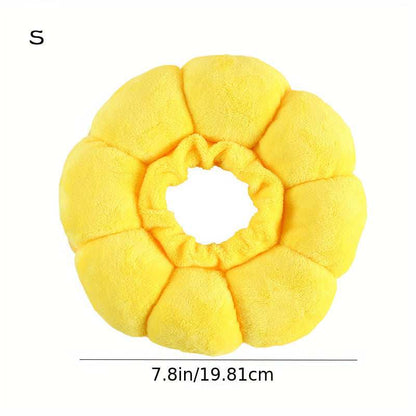 Wefulfil small yellow Recovery Neck Cone for pets measuring 7.8 inches in diameter