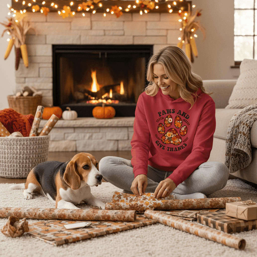 What's a Good Thanksgiving Hoodie for Pet Lovers? Paws & Thanks - Purrfect Pet Haven