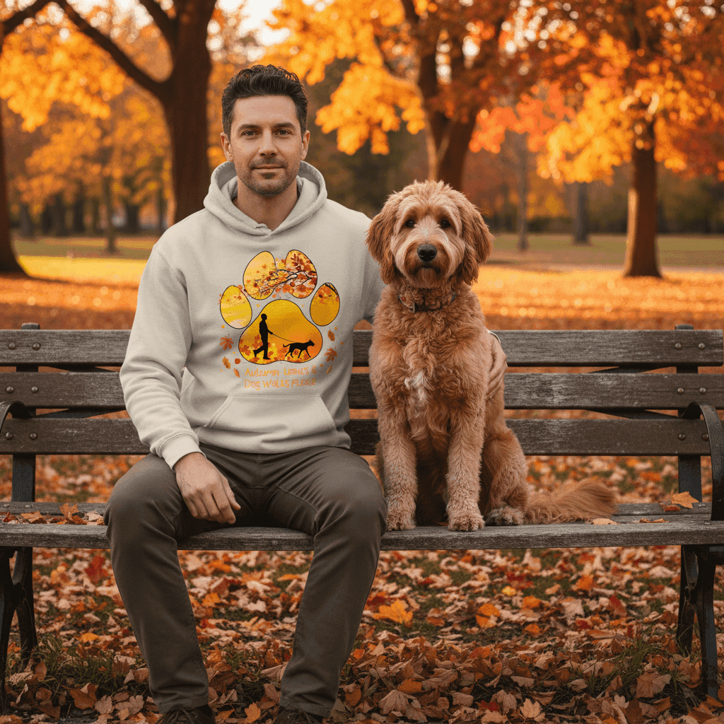 Autumn Leaves Dog Hoodie - Cozy Fall Pet Lover Sweatshirt - Purrfect Pet Haven