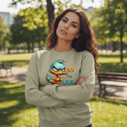 Give a Duck Crewneck - Funny Sarcastic Sweatshirt - Purrfect Pet Haven