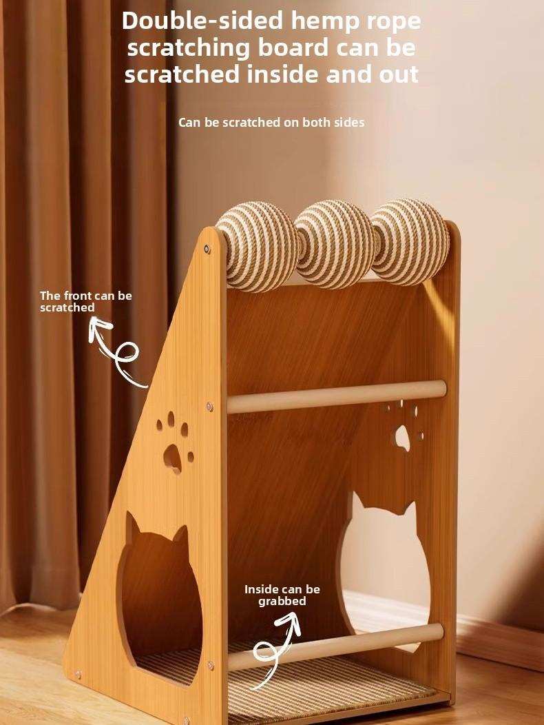 High-end Large Cat Living Room Decorative Scratching Board Tower - Purrfect Pet Haven