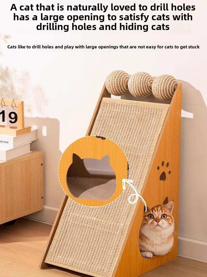 High-end Large Cat Living Room Decorative Scratching Board Tower - Purrfect Pet Haven
