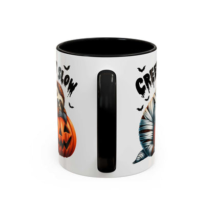 Halloween Sloth Coffee Mug - Spooky Creep It Slow Ceramic Drinkware - Purrfect Pet Haven