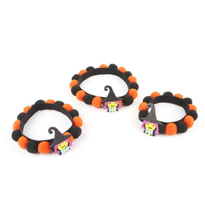 Pumpkin Pet Collar with Fur Ball - Adorable Halloween Accessory - Purrfect Pet Haven