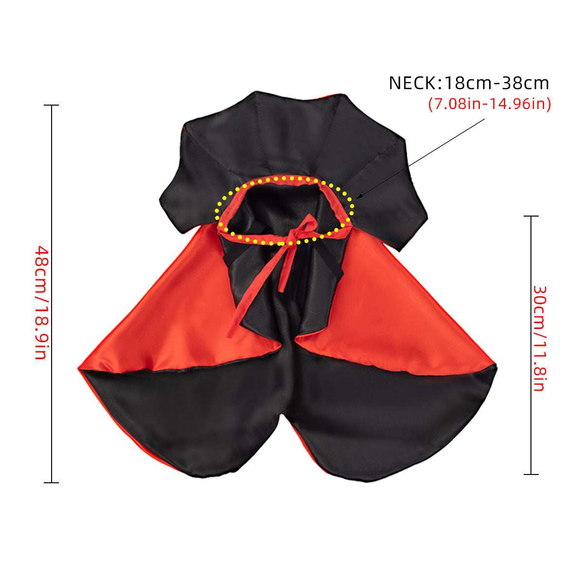 Spooky Halloween Pet Cloak - Mysterious Costume Cape for Dogs & Cats - Purrfect Pet Haven
