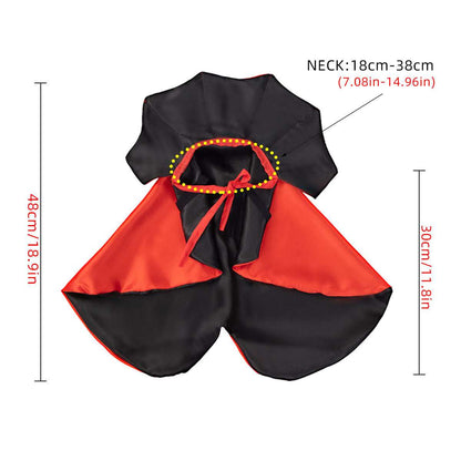 Spooky Halloween Pet Cloak - Mysterious Costume Cape for Dogs & Cats - Purrfect Pet Haven