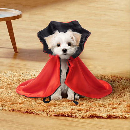 Spooky Halloween Pet Cloak - Mysterious Costume Cape for Dogs & Cats - Purrfect Pet Haven