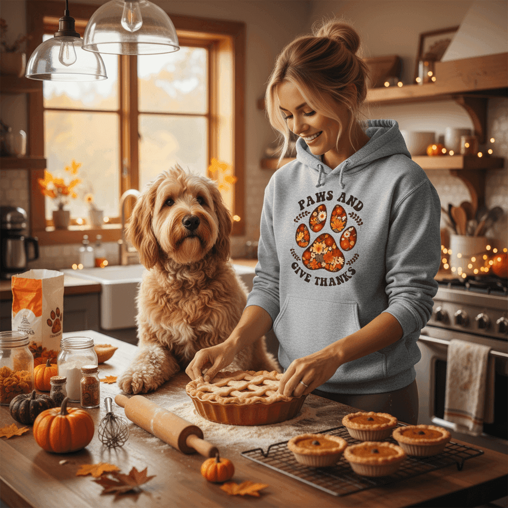 What's a Good Thanksgiving Hoodie for Pet Lovers? Paws & Thanks - Purrfect Pet Haven