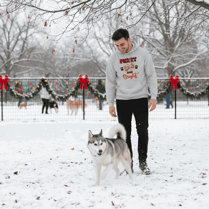 Furry and Bright Holiday Hoodie for Pet Lovers - Cozy Gift - Purrfect Pet Haven
