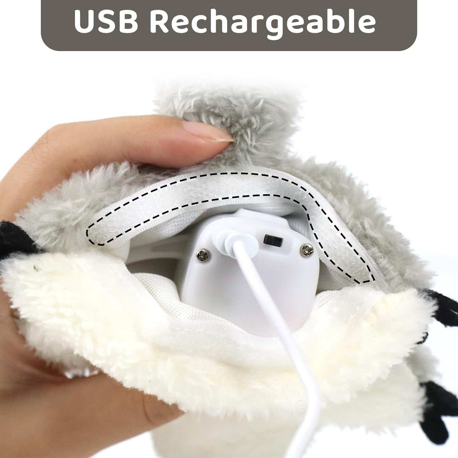 Rechargeable Touch Activated Flapping Squirrel Cat Catnip Toy - Purrfect Pet Haven