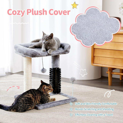 Small 4-in-1 Cat Tree Tower - Purrfect Pet Haven