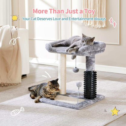 Small 4-in-1 Cat Tree Tower - Purrfect Pet Haven