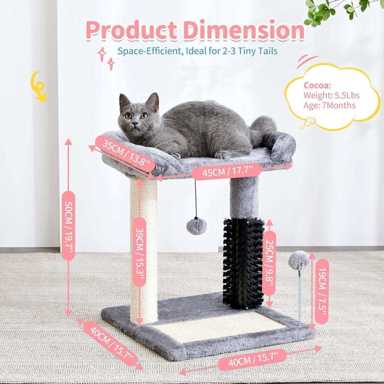 Small 4-in-1 Cat Tree Tower - Purrfect Pet Haven