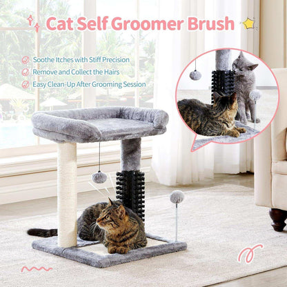 Small 4-in-1 Cat Tree Tower - Purrfect Pet Haven