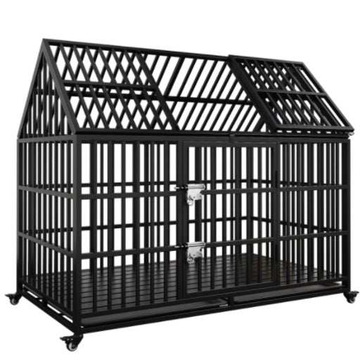 54 inch Heavy Duty Dog Crate For Large Dogs - Purrfect Pet Haven