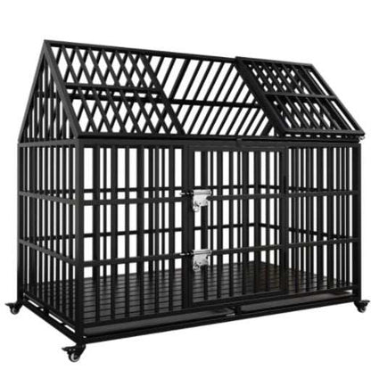 54 inch Heavy Duty Dog Crate For Large Dogs - Purrfect Pet Haven