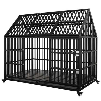 54 inch Heavy Duty Dog Crate For Large Dogs - Purrfect Pet Haven