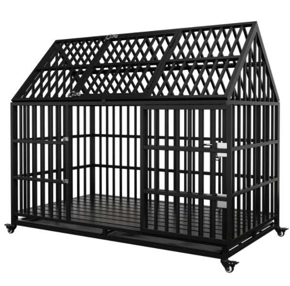 54 inch Heavy Duty Dog Crate For Large Dogs - Purrfect Pet Haven