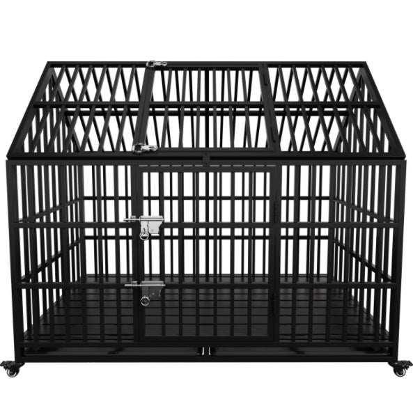 54 inch Heavy Duty Dog Crate For Large Dogs - Purrfect Pet Haven
