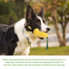 Squeaky Corn-Shaped Dog Chew Toy for Teeth Cleaning - Purrfect Pet Haven